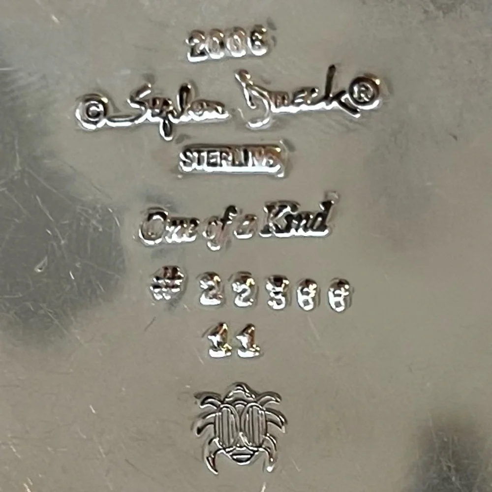 Stephen Dweck One-of-a-Kind, Personalized, Signed, Turquoise & Sterling Necklace - Picture 7 of 16